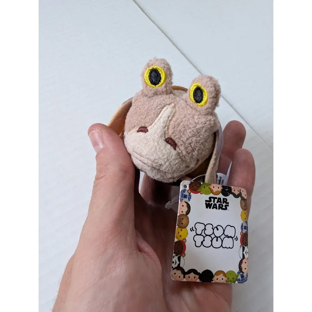 Disney Star Wars Tsum Tsum Plush lot of 5 Obi-Wan Anakin Jar Jar Rey Luke